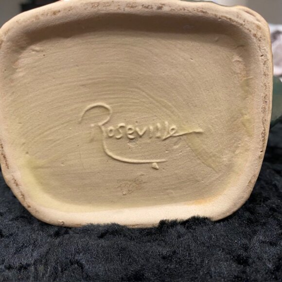 REPRODUCTION Roseville Pottery Vase - Jonquils, Circa 1996 - Picture 8 of 10